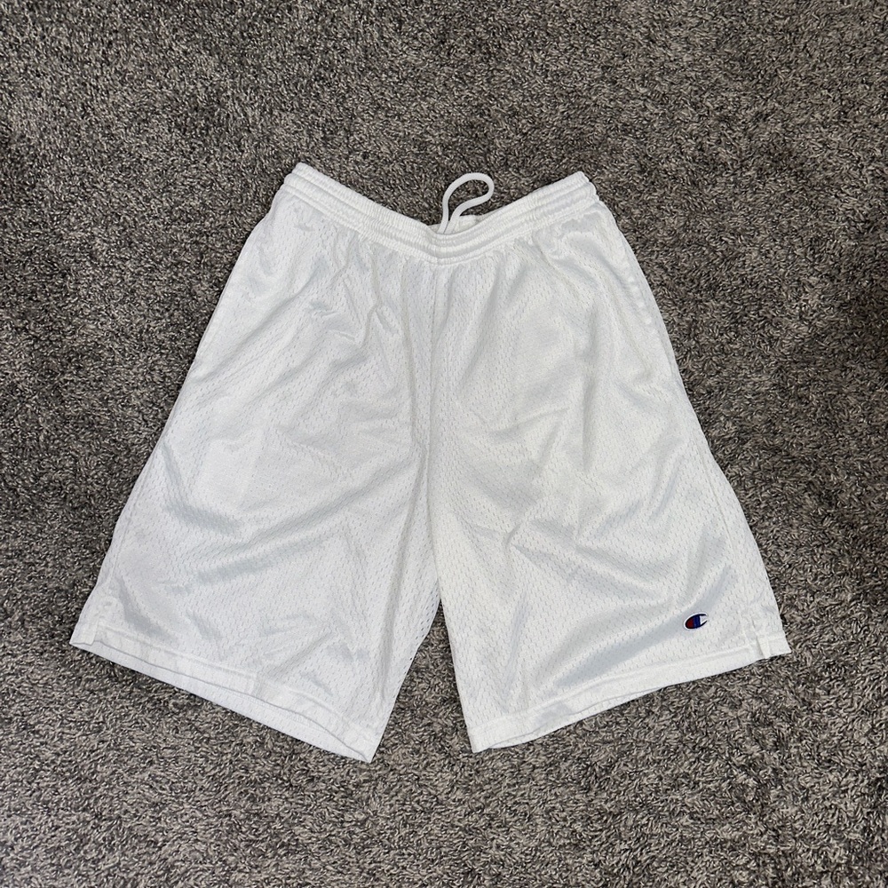 Champion Men's White Athletic Shorts